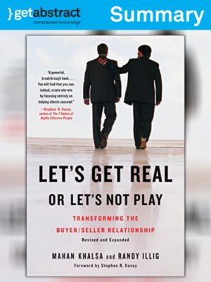cover image of Let's Get Real or Let's Not Play (Summary)